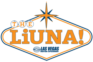 Official logo of The LiUNA NASCAR Xfinity Series race at Las Vegas Motor Speedway.