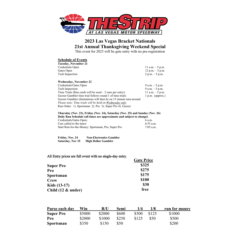 Thanksgiving Bracket Nationals: Nov. 22–26, 2023- Schedule_Pricing_Info