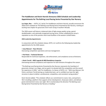 2026 Bullring Introductory Letter