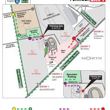 Bullring — Formula Drift Parking Map