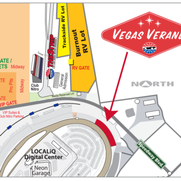 The Strip: Vegas Veranda RV Lot Map