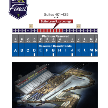 SuperMotocross Seating Chart