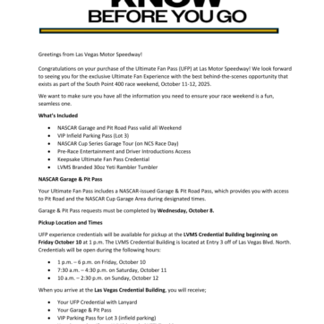 Know Before You Go