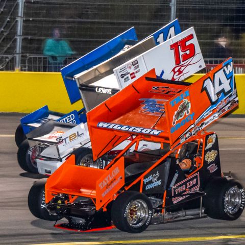 Day 2 of the Open Wheel Showdown at the Bullring at Las Vegas Motor Speedway