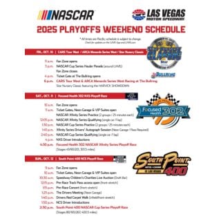 Weekend Schedule