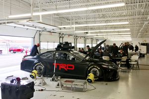 Four drivers spent two days testing wheels at LVMS on Monday and Tuesday.