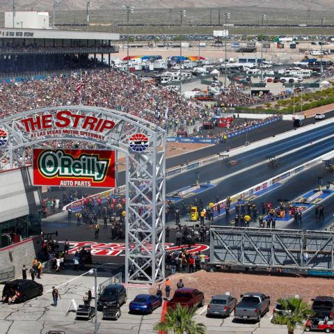 DENSO Products and Services Americas Inc. has extended its sponsorship of the DENSO Spark Plugs NHRA Four-Wide Nationals at The Strip at LVMS.