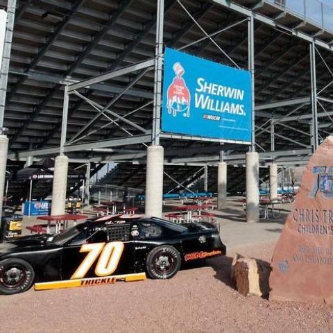 The Bullring at LVMS will pay tribute to the late Chris Trickle on Saturday night.