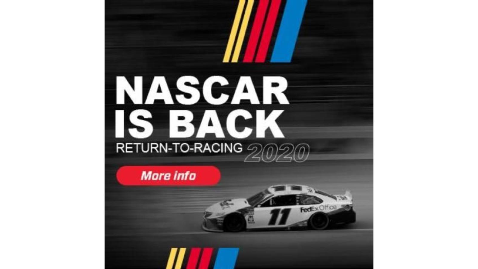 NASCAR Next Installment in Return to Racing Schedule News Media Las Vegas Motor Speedway