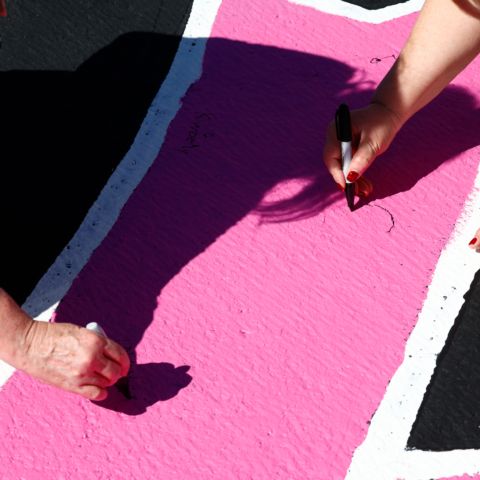 Breast Cancer Painting