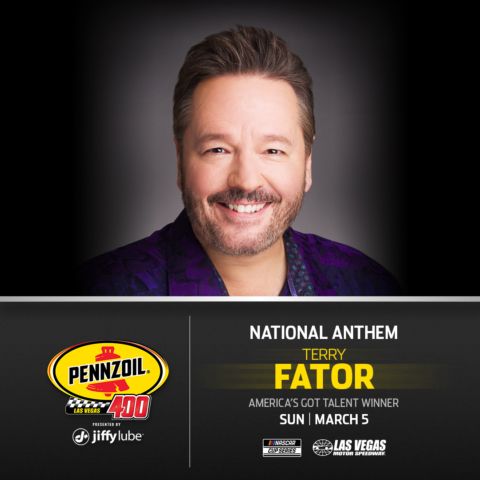 Terry Fator To Sing National Anthem at Pennzoil 400