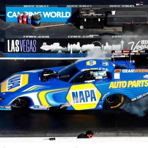 Ron Capps and the NAPA AUTO PARTS Funny Car