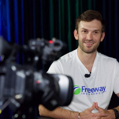 Daniel Suarez in Las Vegas