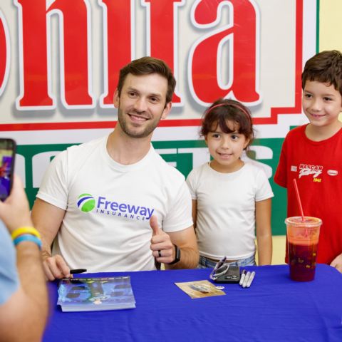 Daniel Suarez in Las Vegas