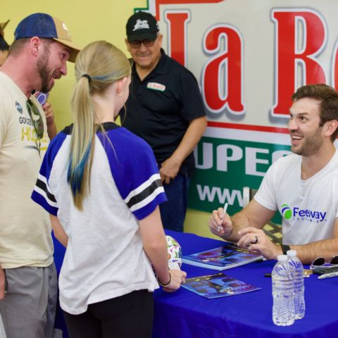 Daniel Suarez in Las Vegas