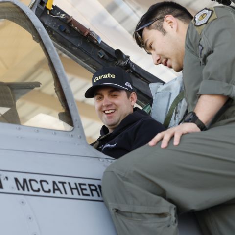Flyover for the Pennzoil 400 at Las Vegas Motor Speedway