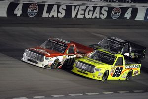 A total of 32 drivers will compete in the DC Solar 350 NCWTS race at LVMS on Saturday night.
