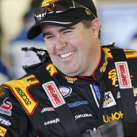 Las Vegas local Brendan Gaughan will compete in the Star Nursery 100 NASCAR K&N Series West race at the LVMS Dirt Track on Thursday, Sept. 13.