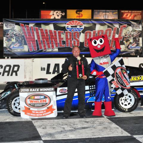 Doug Hamm broke a tie with Brian Reed atop the NASCAR Modifieds division after notching his 50th career Bullring win on Saturday night.