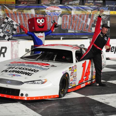 Chris Clyne added to his NASCAR Super Late Models points lead with a pair of wins over the weekend.