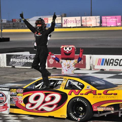 Jimmy Parker Jr. was one of three drivers to clinch season championships at The Bullring on Saturday night.