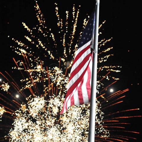 The Bullring at LVMS celebrated its 19th Night of Fire with a big fireworks show at the end of the evening on Saturday.