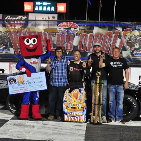 Colorado's Preston Peltier won The Fall Classic's Open Comp at The Bullring on Saturday night for a $10,000 pay day.