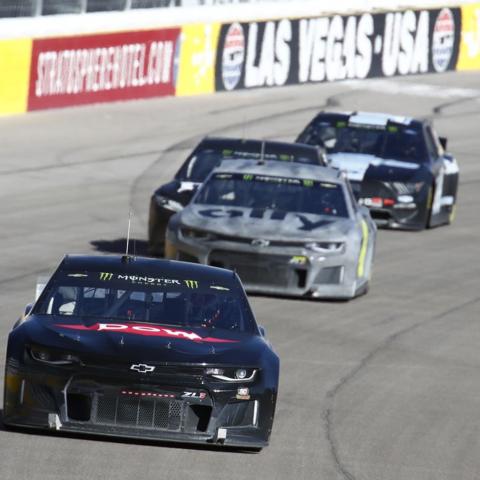 Drivers completed a two-day NASCAR test session at Las Vegas Motor Speedway on Friday.
