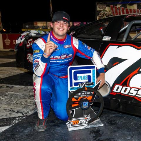 Jeremy Doss won the season-ending 150-lap SPEARS Southwest Tour Series feature at The Bullring on Saturday night to clinch the season points championship.