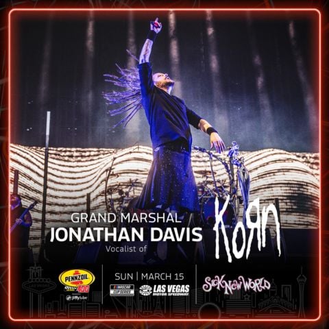 Jonathan Davis, Grand Marshal of the Pennzoil 400