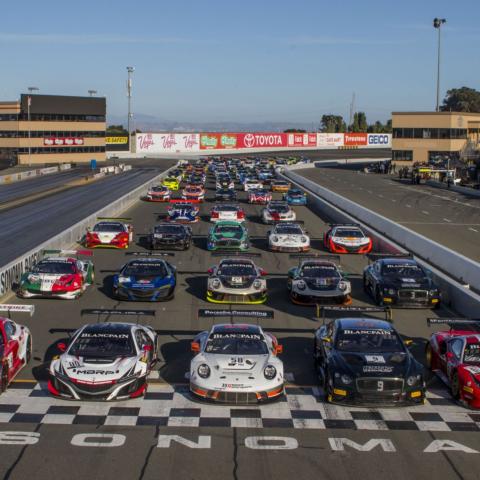 The Blancpain GT World Challenge America series will close out its 2019 season at LVMS Oct. 18-20.