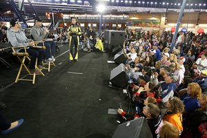 Seven-time Monster Energy NASCAR Cup Series Champion Jimmie Johnson and NASCAR star Danica Patrick will be the special guests at this year's Kobalt Kampout in LVMS' Neon Garage on Friday, March 10.