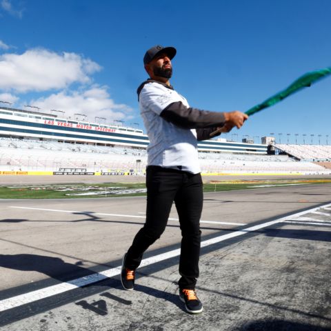 Jose "Joey Bats" Bautista at LVMS