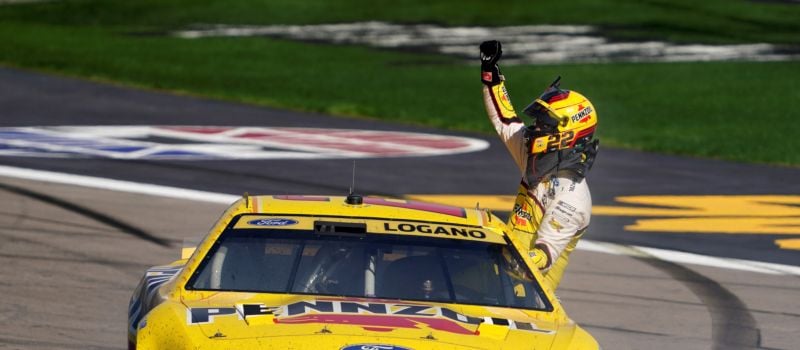 Logano Wins