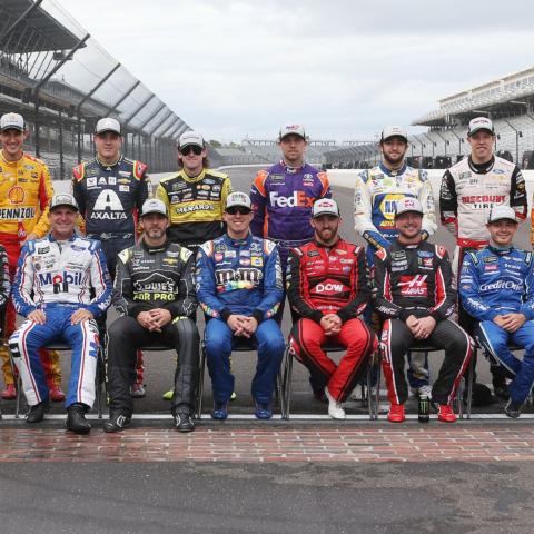 The 16 Monster Energy NASCAR Cup Series Playoffs qualifiers dominate the list of favorites for Sunday's South Point 400 at LVMS.