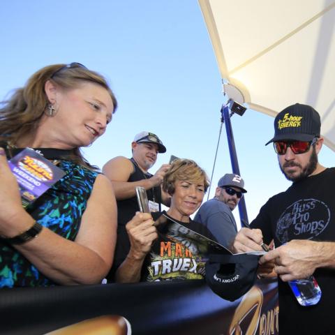 NASCAR fans will have plenty of opportunities to get up close and personal with their favorite drivers during South Point 400 weekend at LVMS.