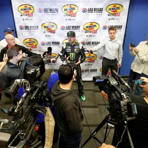 Las Vegas Motor Speedway's national events garner media attention from around the globe.