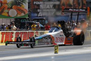 Top Fuel veteran Clay Millican has been a finalist in Las Vegas and would love to drive his DENSO Spark Plugs-sponsored hot rod to a Wally at The Strip at LVMS this weekend.