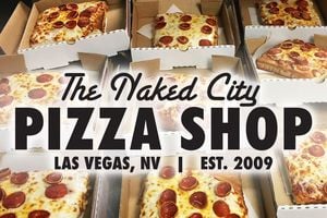 Naked City Pizza's Sicilian-style pizza will be available at all LVMS events thanks to the deal.