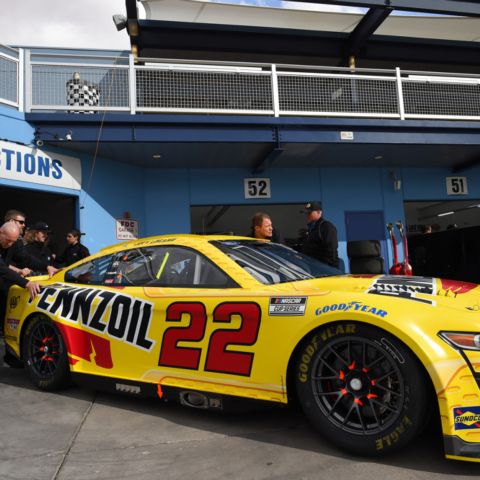 Pennzoil car during Neon Garage inspections 