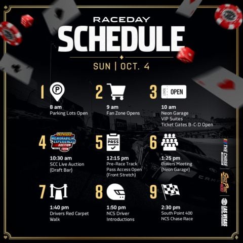 Race Day Schedule