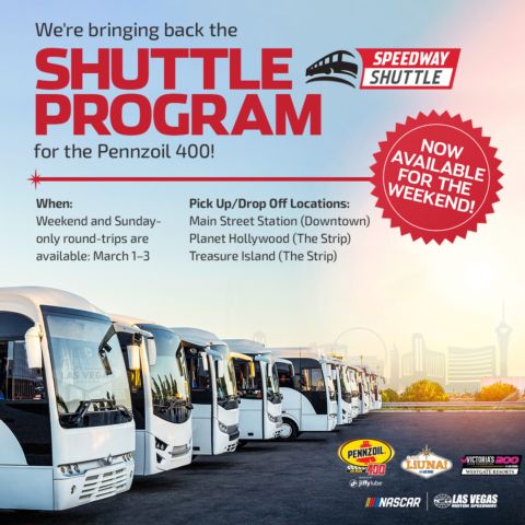 2024 Pennzoil 400 Shuttle Service Program