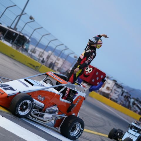 Kody Swanson Open Wheel Showdown winner at the Bullring at Las Vegas Motor Speedway
