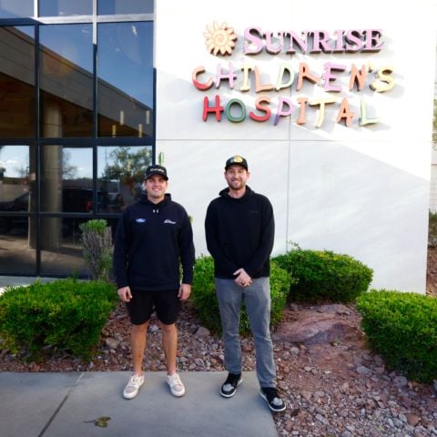 Noah Gragson and Chase Briscoe visit Las Vegas