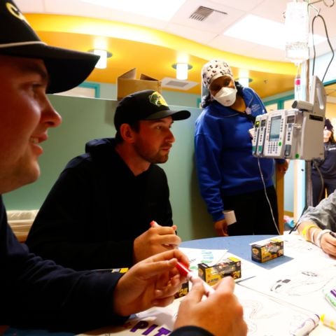 Noah Gragson and Chase Briscoe visit Las Vegas