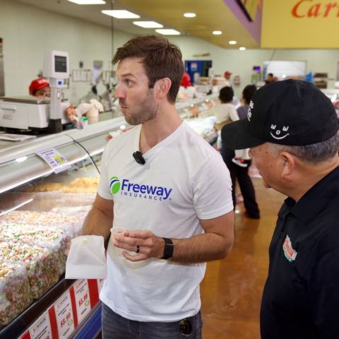 Daniel Suarez in Las Vegas
