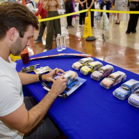 Daniel Suarez in Las Vegas