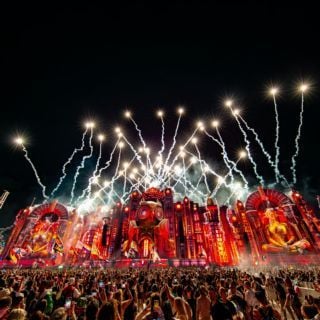 A general view of the Electric Daisy Carnival festival at Las Vegas Motor Speedway  Thumbnail