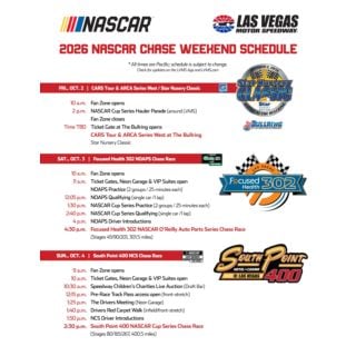 Weekend Schedule