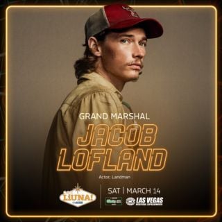 Jacob Lofland, Grand Marshal of the LiUNA race Thumbnail